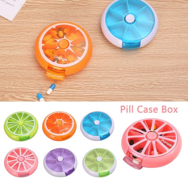 Pill Organizer Pilleetui Eske ORANSJE orange