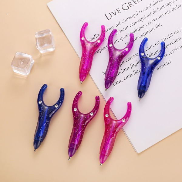 2 Stk Point Drill Pen Diamond Painting Pen LILLA Purple