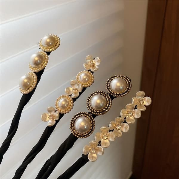Hair Bun Maker Fransk hårbolle SHELL SHELL shell