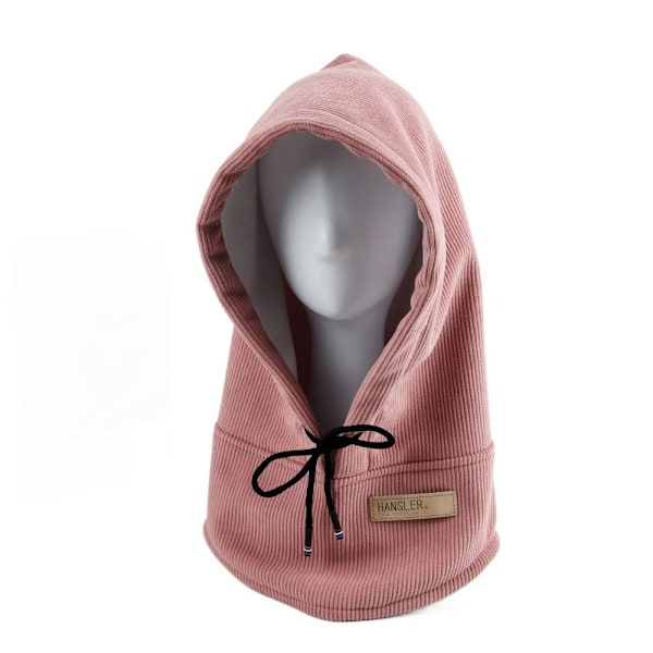 Dame Myk Balaclava Pullover lue ROSA pink