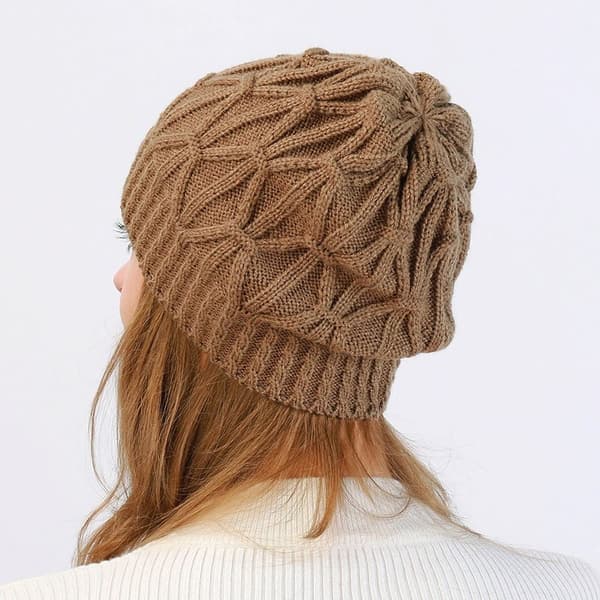 Cuff Knit Beanie Knitting Cap Hattu VAALEANHARMAA light grey