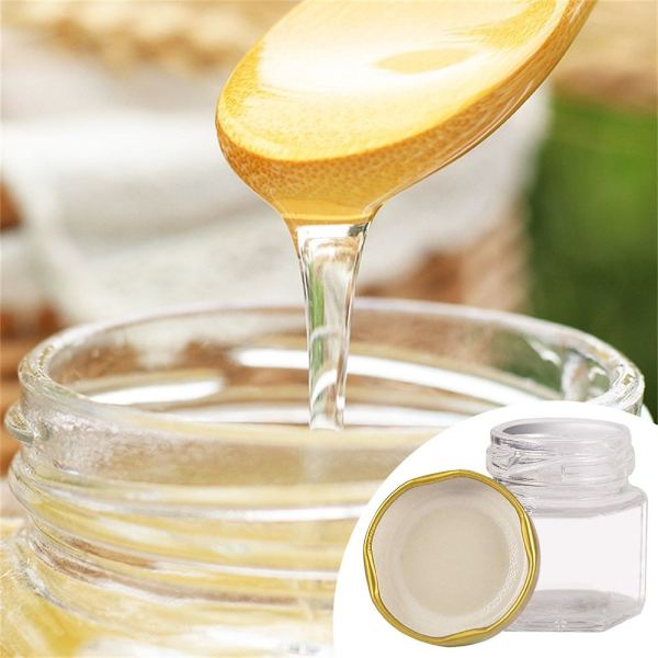 Glass Honningkrukker Honningflasker GULL gold