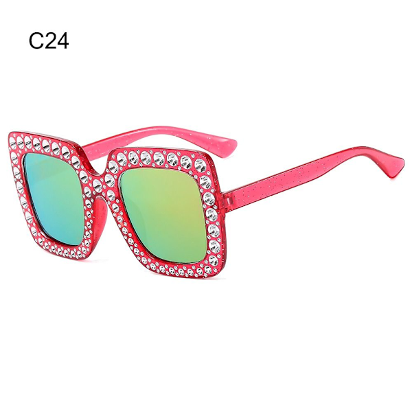 Crystal Suuret aurinkolasit Diamond aurinkolasit C24 C24 C24