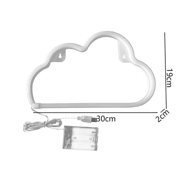Cloud Neon Light Væglamper Lys Lampe