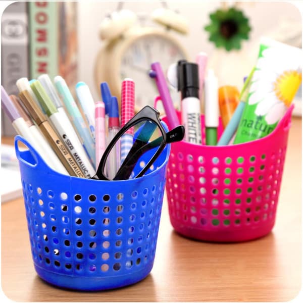 Pennhållare Mesh Korgar Pen Organizer