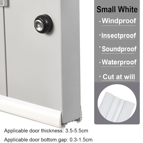 96 cm Oven pohjan tiivistenauha Melunvaimennus PIENI VALKOINEN Small White