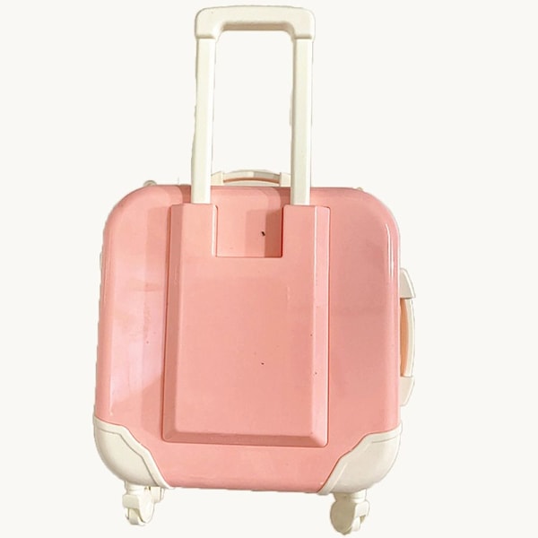 Dockvagn Trunk Miniatyr Bagage ROSA SOLID FÄRG SOLID pink solid color-solid color