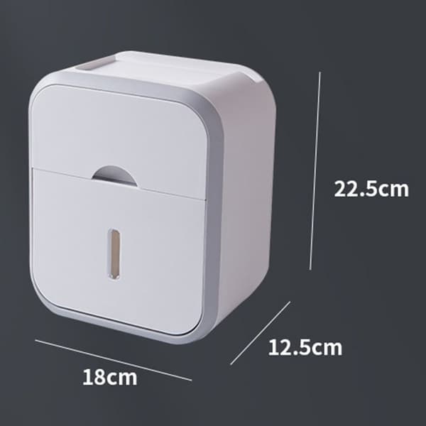 Toalettpapirholder Tissue Box GRÅ Grey