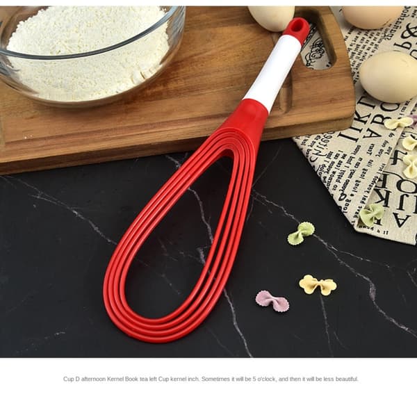2ST Plastvisp Äggvispar RÖDA red