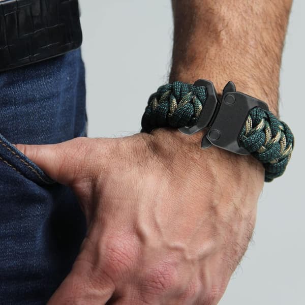 3 kpl metallisolki Paracord rannekorun soljet Quick Side Release