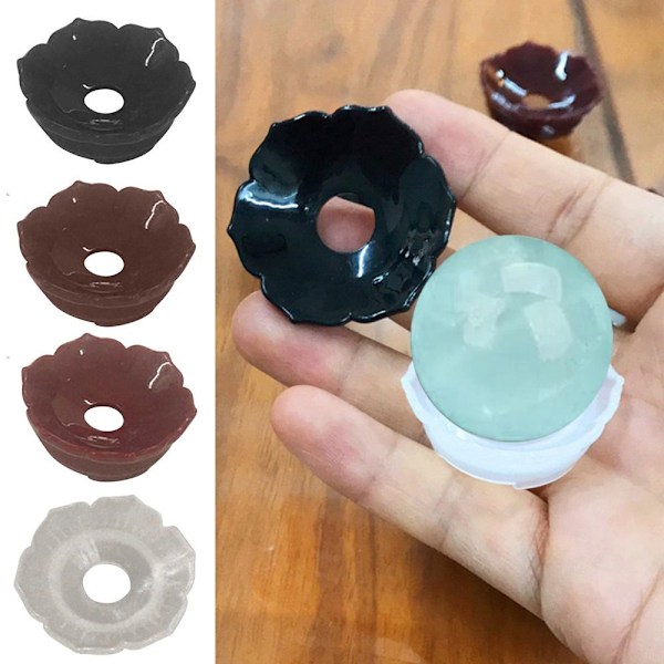 5 stk Lotus Display Base Holder Krystallball Display Stand KAFFE Coffee