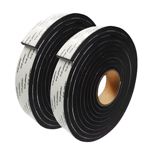 5M selvklebende svart EVA skumtape dørforsegling 20mm*5m