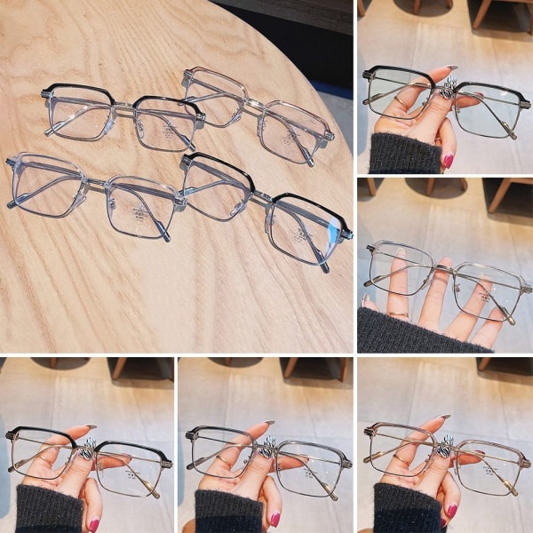 Anti-Blue Light Briller Overdimensjonerte briller BRUNE BRUNE Brown