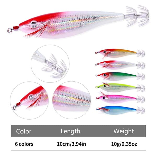 väva Squid Hook Octopus Bait 5 5 5
