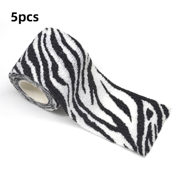 5 st Elastiskt bandage Pet Tape ZEBRA ZEBRA Zebra