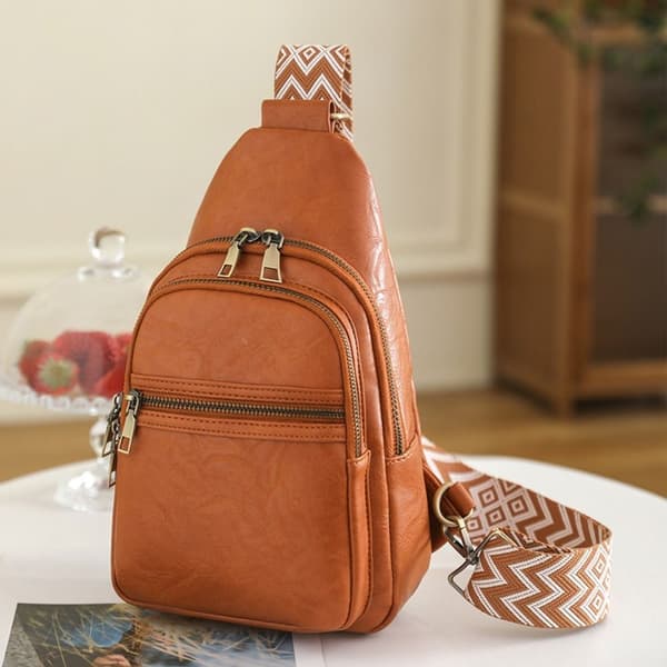 Liten Sling Bag Crossbody Väskor MÖRKGRÅ Dark Grey
