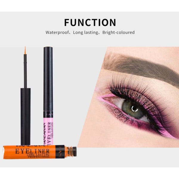 Flytende Eyeliner Set Gel Eyeliner Matt