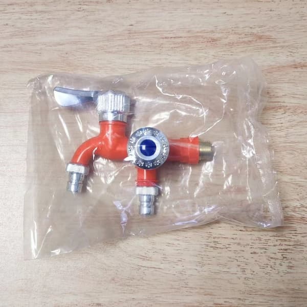 Tvättmaskin kran 1/2" Universal Interface grön