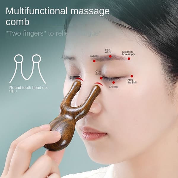 2kpl Acupoint Massage Stick -kasvohierontalaite C C C