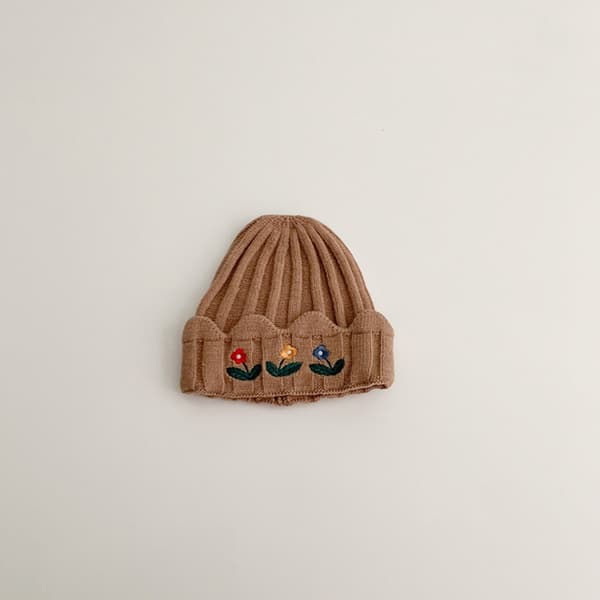 Baby broderi Caps Solid Beanies KHAKI Khaki