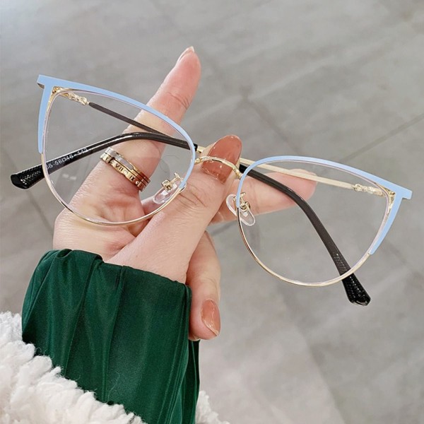 Anti-Blue Light Glasses Pyöreät silmälasit RUSKEA Brown