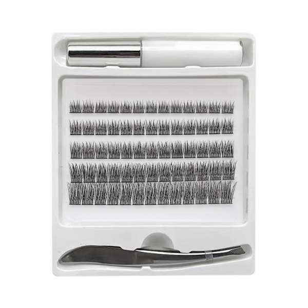 Cluster Lashes falske øyevipper 8 8 8