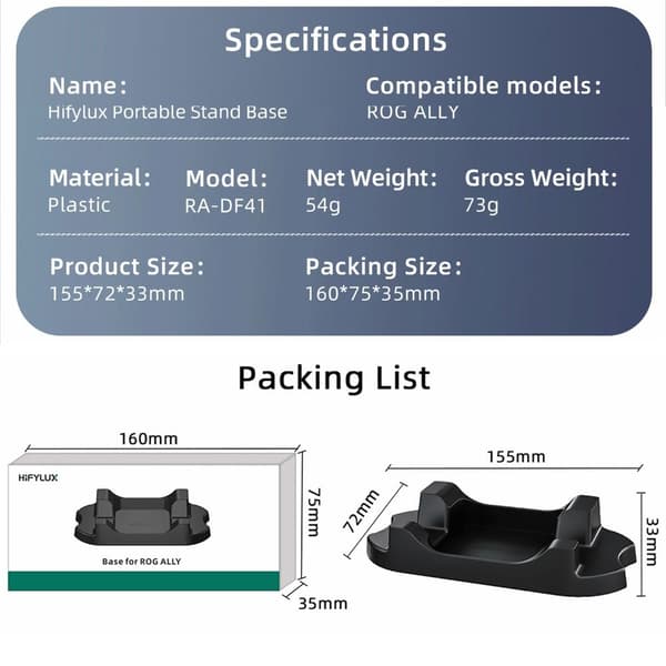 Konsol Stand Holder Spil Rack Holder Base Bracket Black