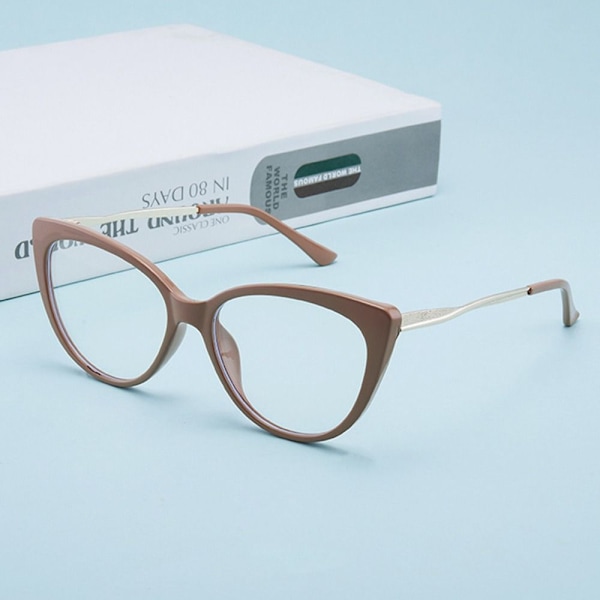 Anti-Blue Light Briller Overdimensionerede Briller BRUN Brown