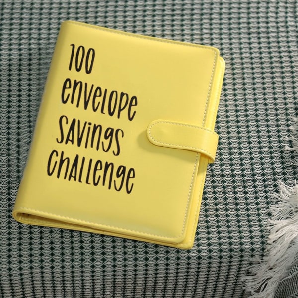 100 konvolutter utfordring perm konvolutter spareutfordringer light yellow