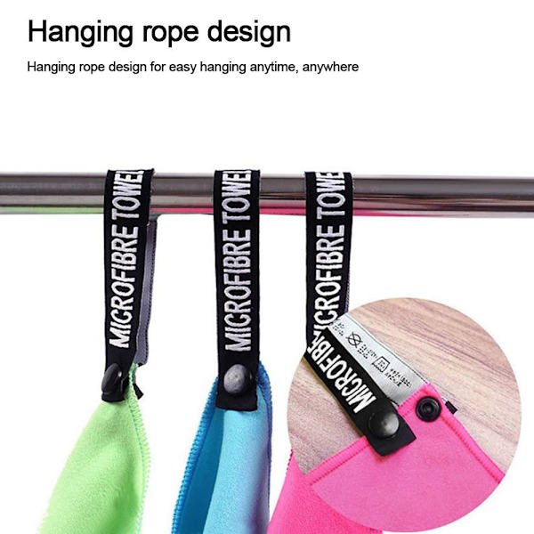 Strandhandduk Snabbtorkande handduk ROSE RED rose red