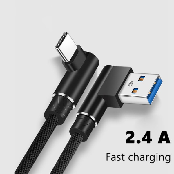 2 st Datakabel Laddkabel SVART MICRO USB MICRO USB Black Micro USB-Micro USB