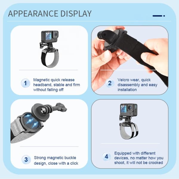 Magnetisk håndleddsstropp Bandmontert håndstropp Wrist Strap