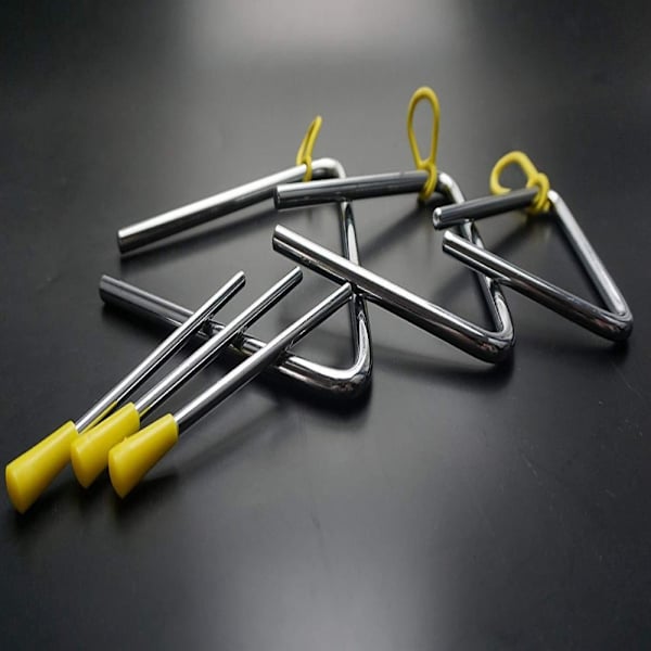 Metal Musical Triangle Teräslyömäsoittimet opetusinstrumentti 8inch（185g）