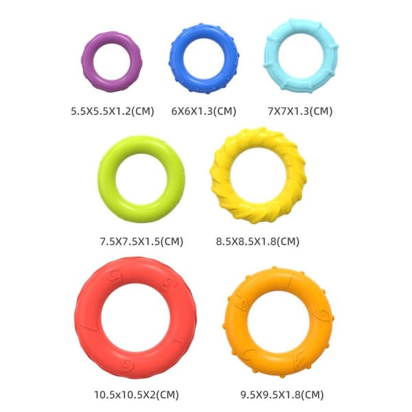 Pinottava rengaspalikat Rainbow Tower SININEN blue