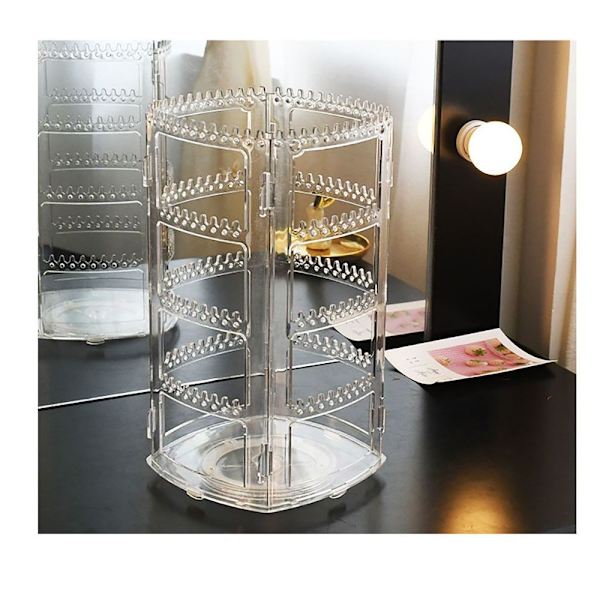 Smycken Display Rack Öron Clip Ear Stud Rack Förvaringsbox