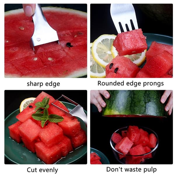 Vandmelon Fork Slicer Vandmelon Slicer Cutter Frugtskæring