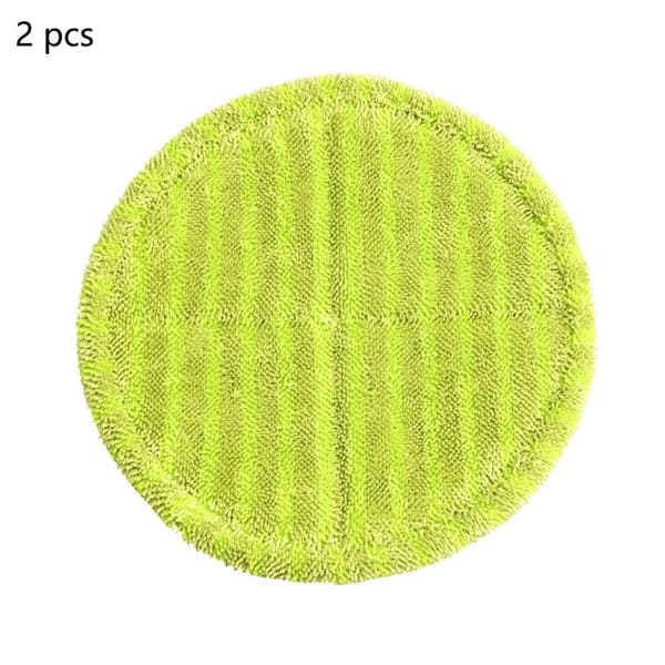 2 stk Elektrisk moppe erstatningsklud Flydende moppepuder Moppe green
