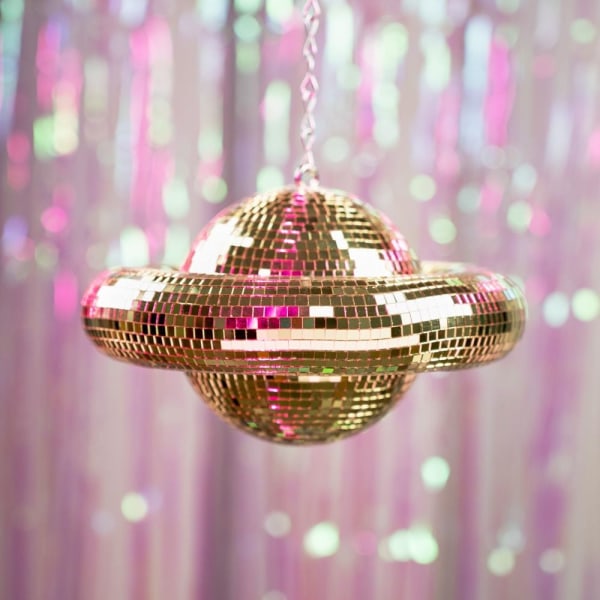 Planet Disco Ball Disco Ball Decorations Riippuva Disco Decor gold