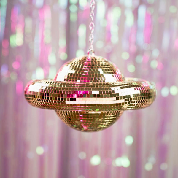 Planet Disco Ball Disco Ball Dekorasjoner Hengende Disco Dekor gold