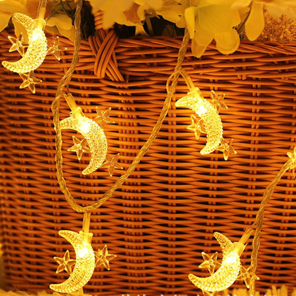 Star Moon String Lights Fairy Lights MONIVÄRI STAR MOON Multicolor Star Moon Stable-Star Moon Stable