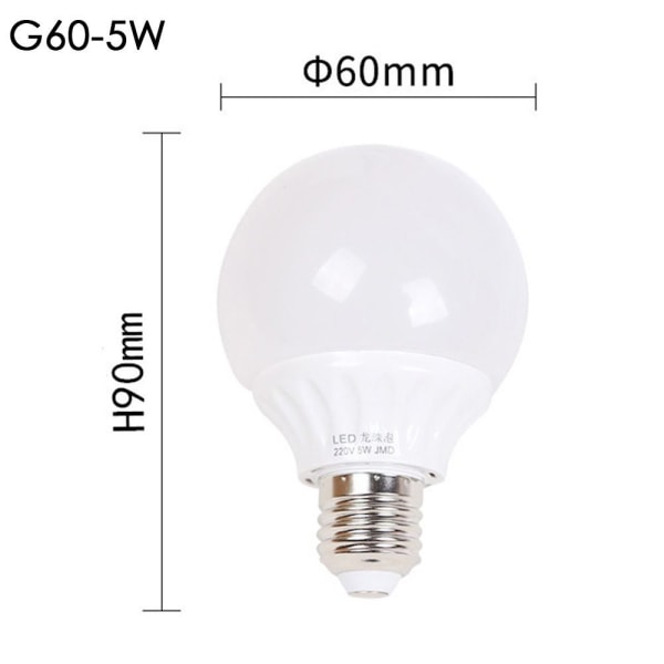 LED-lampa Pendellampor G60-5W G60-5W G60-5W
