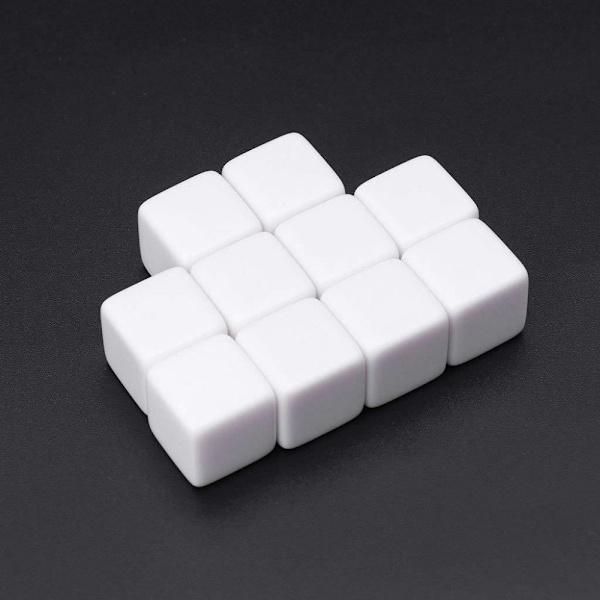 10 stk/sett DND terning polyedrisk terning FIRKANT HJØRNE-20MM FIRKANT square corner-20mm