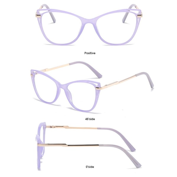 Anti-Blue Light Glasses Pyöreät silmälasit PURPURA Purple