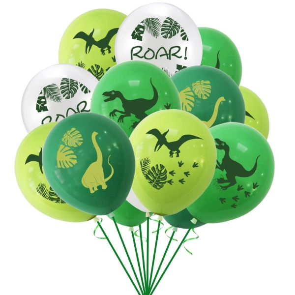 24 kpl Dinosaur Balloon Balloon Set Juhlasisustus