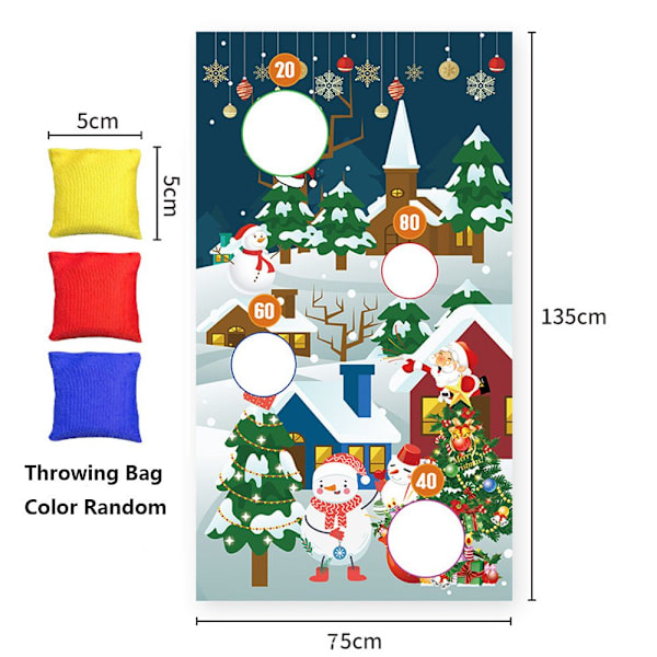 Julkastningsspel Flaggaspel Bean Bags Safe Tossing