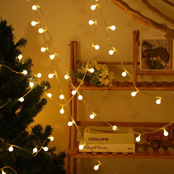 Kulelys String Led Lys VARM HVIT VARM HVIT Warm White