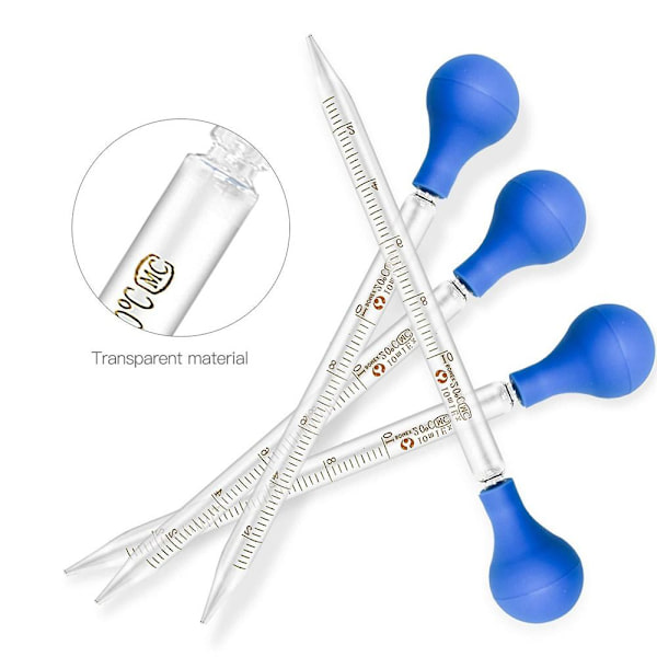 Glas Dropper Graduated Transfer Pipette Medicin Dropper