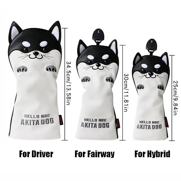 Golf Club Head Covers Golf Rod Sleeve Skydd for Hybrid