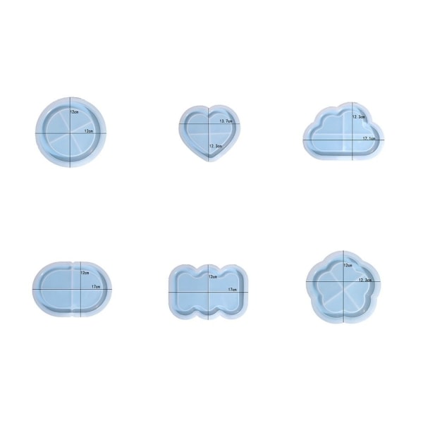 Ringbrettform Oppbevaringsbrettform 3 3 3