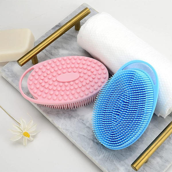 Body Scrubber Set Kylpysieni SININEN blue